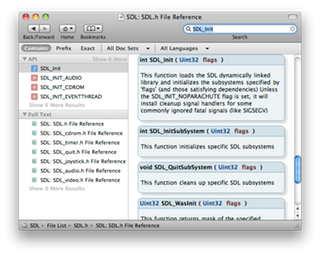 Xcode DocSet